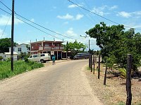 Main Street in downtown Placencia.  