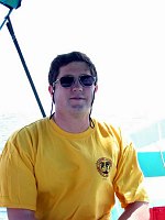 John on the snorkel boat.  