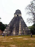 Another well-excavated and restored pyramid at Tikal.  
