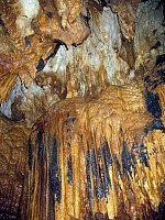 Detail of the inside of the caves.  